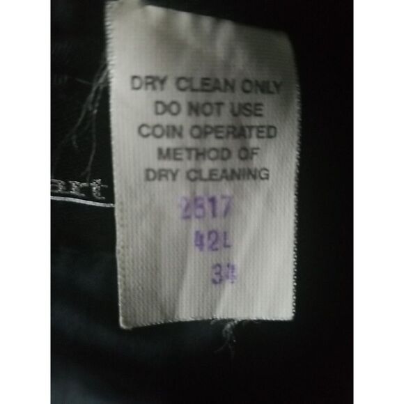 Vintage 42L Tweed Blazer Mens Blue Wool Jacket Elbow Patch Sport Hunting Coat - Picture 14 of 14